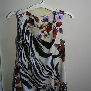 Size 8 Floral Print Formal dress
